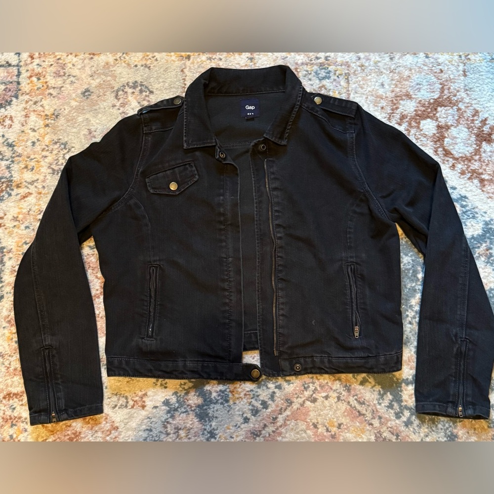 GAP Women's Black Denim Jacket